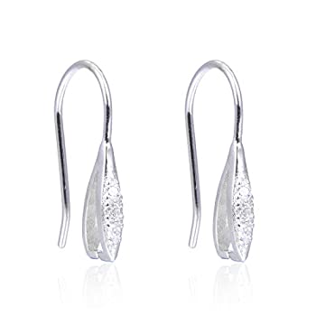 【中古】【輸入品・未使用】スターリングシルバー イヤーワイヤー イヤーワイヤー ロングイヤリング フ..