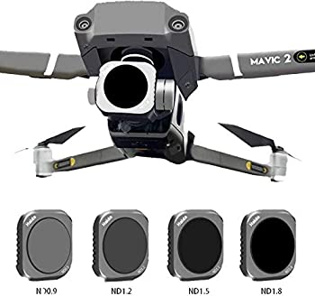 【中古】【輸入品・未使用】Haida NanoPro NDフィルターキット DJI Mavic 2 PRO用 ND0.9/1.2/1.5/1.8フィルター付き