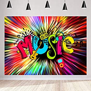 【中古】【輸入品・未使用】MEETSIOY 抽象音楽アート背景 音楽パーティー クール音楽エレメント 写真撮..