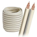 【中古】【輸入品・未使用】AudioQuest g-2バルクスピーカーケーブル 16 AWG 30' (9.14m) spool - white jacket ...