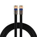 【中古】【輸入品・未使用】GE Ultra Pro 6?- ft rg6?Quadシールド同軸ケーブルwith圧縮 50 ft 87667