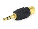 【中古】【輸入品・未使用】Monoprice 107147 RCAジャックアダプター3.5mm に差し込むステレオ プラグ RCAジャックアダプター、金めっき ...