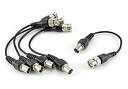 【中古】【輸入品・未使用】CablesOnline 5-PACK 15cm RG174 BNC Male/Female Coax Jumper Cable (R-BE00-5)