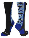 【中古】【輸入品・未使用】MadSportsStuffデジタルCamo Sharkアスレチッククルーソックス M ブラック