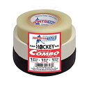 Hockey Tape Combo Pack - One Black Tape One White Tape and One Clear Hockey Tape - Made in North America Specifically for Hockey