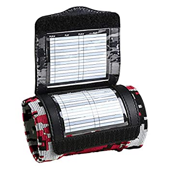 【中古】【輸入品・未使用】CHAMPRO Sportsリストバンドプレイブック、トリプル、Camo Scarlet、Pee Wee
