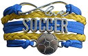 【中古】【輸入品・未使用】Soccerサッカーgifts-サッカーブレスレット、ジュエリー、調節可能なサッカーチャームbracelet- Perfect Soc...