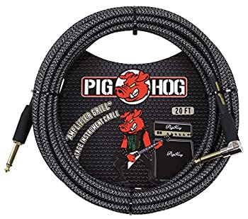 【中古】【輸入品・未使用】Pig Hog Instrument Cable Ampグリル" 1?/ 4?' to 1?/ 4?'右角度20?ft、pch20agr