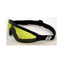 【中古】【輸入品・未使用】Birdz Eyewear The Wing イエローレンズ スカイダイブ スカイダイビングゴーグル パッド付き