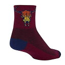 【中古】【輸入品・未使用】SockGuyクラシック3?in Desertスカルサイクリング/ランニングソックス
