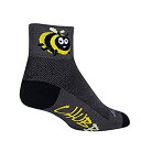 【中古】【輸入品・未使用】SockGuyレディース2?in Chubbeeサイクリング/ランニングソックス ブラック