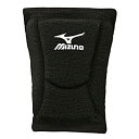 【中古】【輸入品・未使用】(LR6 Kneepad Medium Black) - Mizuno LR6 Volleyball Kneepad