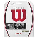 【中古】【輸入品 未使用】Wilson NXT Duo II Hybrid Lot de 2 cordes de Tennis