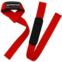 【中古】【輸入品・未使用】(Red) - Meister Neoprene-Padded No-Slip Weight Lifting Straps for G...