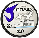 【中古】【輸入品・未使用】(18kg Island Blue) - DAIWA J-BRAID 4X - 300YD