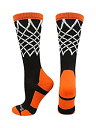 【中古】【輸入品・未使用】MadSportsStuff エリートバスケットボールソックス ネットクルー丈 米国製 S ブラック