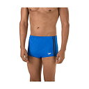 【中古】【輸入品・未使用】Speedoメンズポリメッシュ正方形脚水着 ブルー