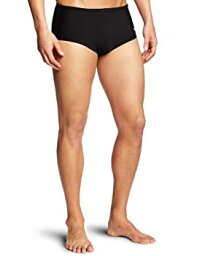 【中古】【輸入品・未使用】Speedo Xtra Life メンズブリーフ水着 ライクラ素材 無地 5インチ 34 ブラック