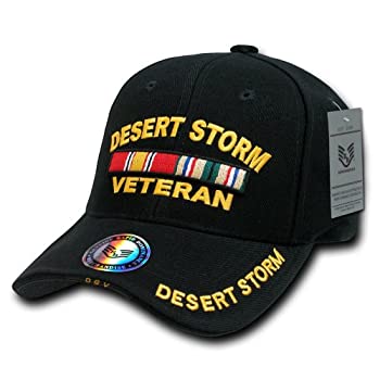 【中古】【輸入品・未使用】急速な支配のRD-DSVデラックス軍事野球帽、砂漠の嵐作戦の獣医、ブラック