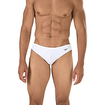 【中古】【輸入品・未使用】Speedo メンズ フィットネス ソーラー 1インチ エクストラ ライフ ライクラ ブリーフ 32 ホワイト