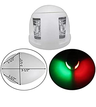 【中古】【輸入品・未使用】MARINE BOAT RED AND GREEN BOW LED NAVIGATION LIGHT WATERPROOF 12M BOAT..