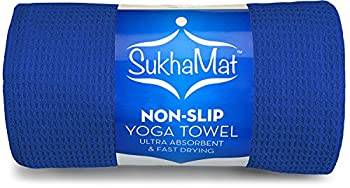 【中古】【輸入品・未使用】SukhaMat 滑らないホットヨガタオル - ベストな滑り止め 究極の吸水性 速乾..