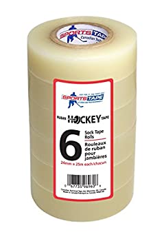 yÁzyAiEgpzSportsTape Hockey Tape Multipack Clear 6 Roll