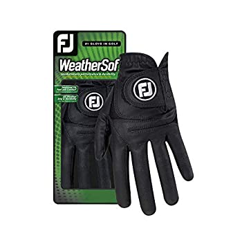 【中古】【輸入品・未使用】FootJoy WeatherSofメンズゴルフ用グローブ 2パック 世界No.1ゴルフグローブ Cadet X-Large ホワイト