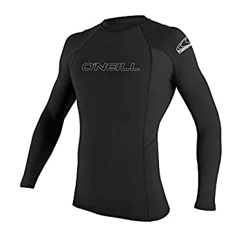 【中古】【輸入品・未使用】O'Neill UV Sun Protection Men's Basic Skins Long Sleeve Crew Rashguard