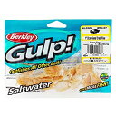 【中古】【輸入品 未使用】Berkley GSSF1-AG Saltwater Gulp Sand Crab Flea Bait Amber Glow 2.5cm