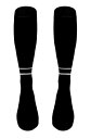 【中古】【輸入品・未使用】Total Soccer Factory プロサッカーレフリーソックス (2と3ストライプソックス) S