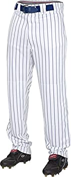 yÁzyAiEgpzRawlings Youth Semi-Relaxed Pants with Pin Stripe Design Small White/Navy