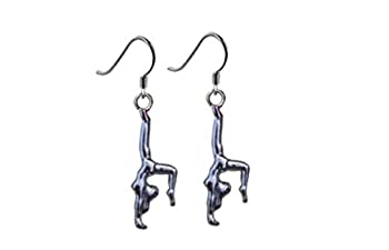【中古】【輸入品・未使用】体操earrings-女の子体操ジュエリー???Perfect Gift for Gymnast、体操指導..
