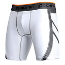 【中古】【輸入品・未使用】CHAMPRO (シャンプロ) 巻き上げ圧縮ポリエステル/スパンデックススライディングショーツ 大人用 L ホワイト (BPS15AW...