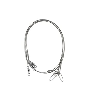 【中古】【輸入品・未使用】Berkley Steelon wire-wound Leaders (パックof 3?) シルバー