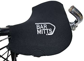 yÁzyAiEgpzBar Mitts Cold Weather Mountain/Commuter Bike Neoprene Handlebar Mittens Two Bar End Openings Small/Medium