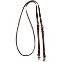 yÁzyAiEgpzCashel Company 2.4m Adjustable Reins w/Rawhide Trim 2.4m Chocolate