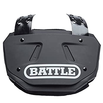 yÁzyAiEgpzBattle Sports Football Back Plate (Black/White Youth)