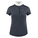 【中古】【輸入品・未使用】Horze Blaire Ladies UV Ice Fit半袖Showシャツ 12 ブルー