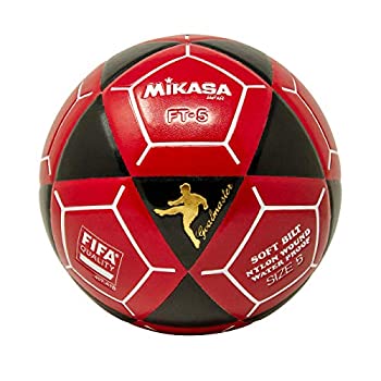 【中古】【輸入品・未使用】Mikasa FT5 ゴールマスター サッカーボール ブラック/レッド サイズ5