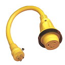 【中古】【輸入品・未使用】Marinco - 海洋電気ショア電源ピグテールアダプター、イエロー