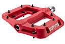 【中古】【輸入品・未使用】RaceFace チェスターペダル プラットフォーム コンポジット 9/16インチ レッド 交換可能なピン