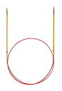 【中古】【輸入品・未使用】addi ドイツ製 レース輪針 長さ100cm 【コードの色:レッド】 (3.75mm)