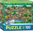 【中古】【輸入品・未使用】A Day at the Zoo - Spot and Find パズル 100ピース