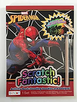 【中古】【輸入品・未使用未開封】Marvel Spiderman Scratch Fantastic Activity Book