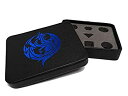【中古】【輸入品・未使用】ダイスディスプレイと収納ケース - ブルードラゴンデザイン
