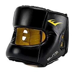 【中古】【輸入品・未使用】Everlast Elite RTL ヘッドギア サイズ:ミディアム/ラージ ブラック