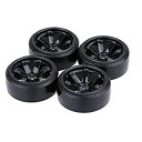 【中古】【輸入品 未使用】GoolRC 4Pcs/Set 1/10 Drift Car Tyres Hard Tyre for Traxxas HSP Tamiya HPI Kyosho On-Road Drifting Car