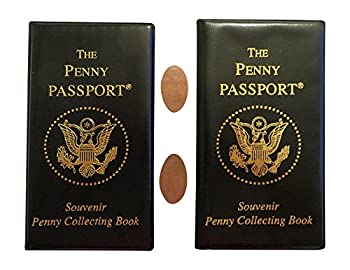 【中古】【輸入品・未使用】Two-Pack of Penny Passport Souvenir Collecting Book with Free Pressed Pennies