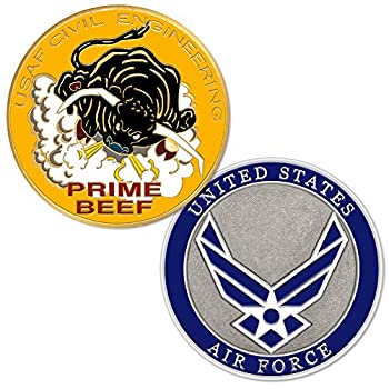 yÁzyAiEgpzU.S. Air Force Civil Engineering AKA Prime Beef Challenge Coin